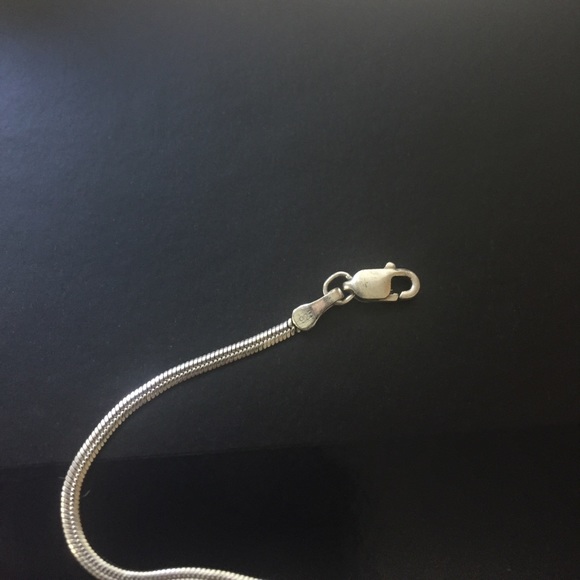 Sterling Silver Snake Chain Bracelet - Picture 2 of 8